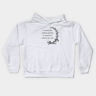 Wuthering Heights - Floral Design Kids Hoodie